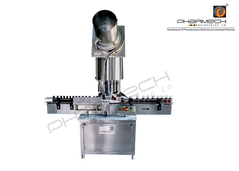 Automatic 4 Head Screw Capping Machine-Model-PEC-150