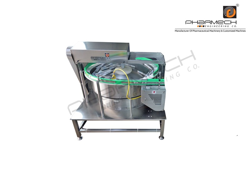 Pharmech Fully Automatic Explosive Tube Feeding with Barcode Inspection with Rejection System0