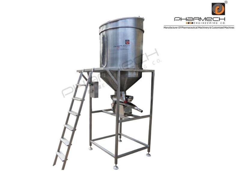 Rubber Stopper Hopper with Vibrator System