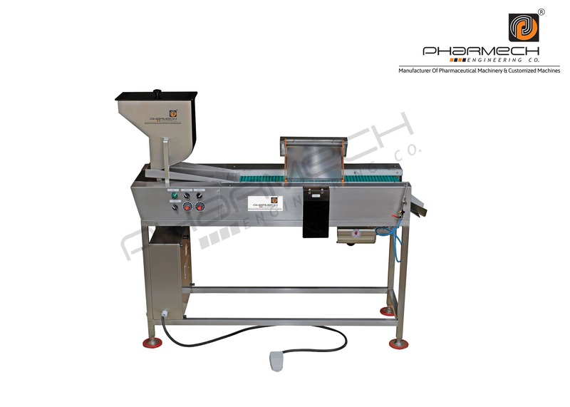 Tablet and Capsule Visual Inspection Roller Type Machine